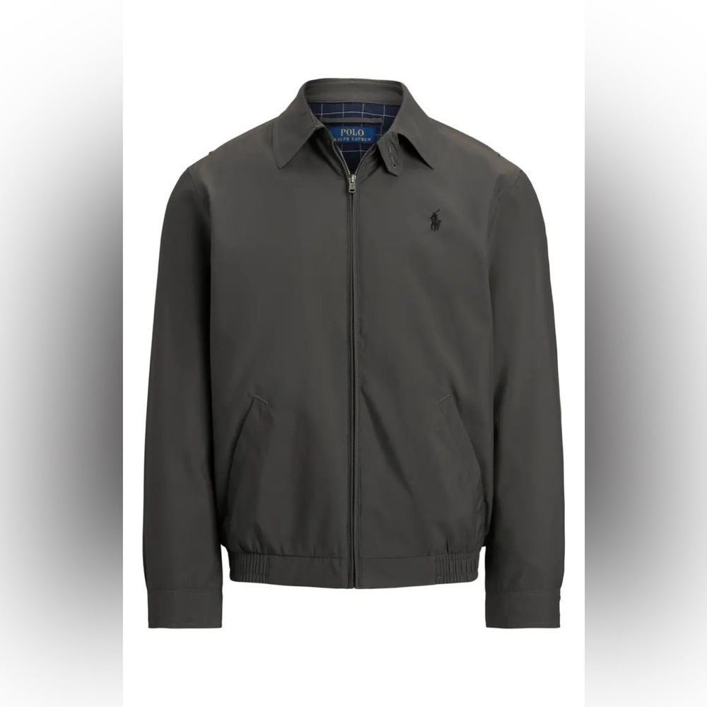 Polo Ralph Lauren Men's Gray Bi-Swing Cotton Lightweight Jacket